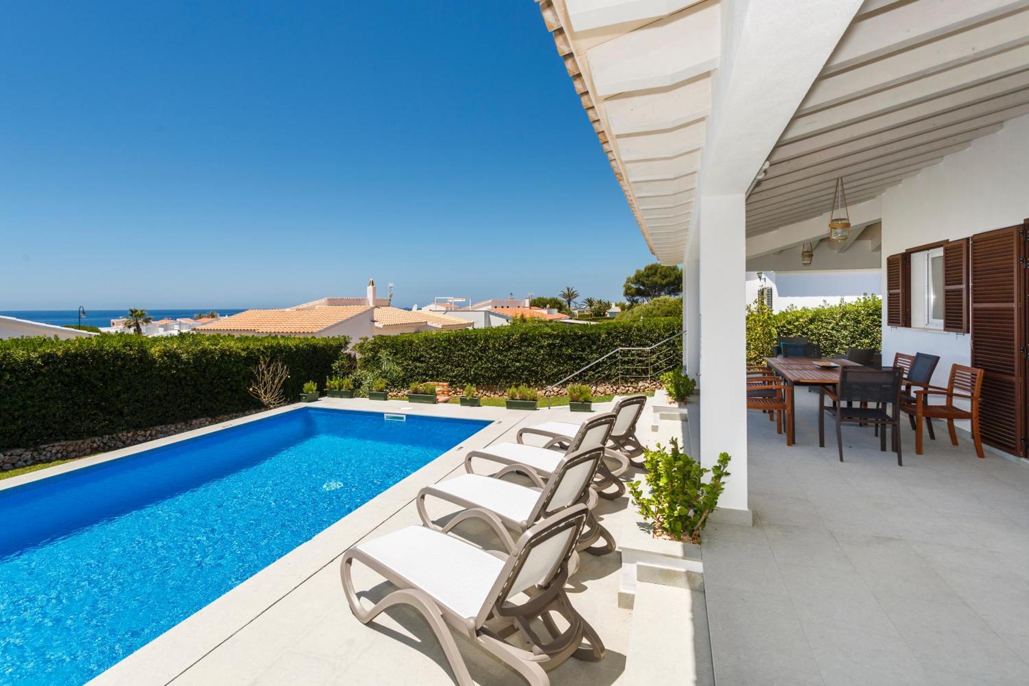 Bini Sole - Villa De Lujo Con Piscina En Menorca Binibeca Bagian luar foto