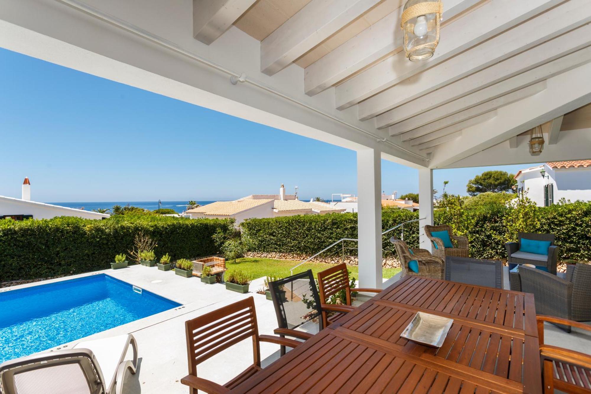 Bini Sole - Villa De Lujo Con Piscina En Menorca Binibeca Bagian luar foto